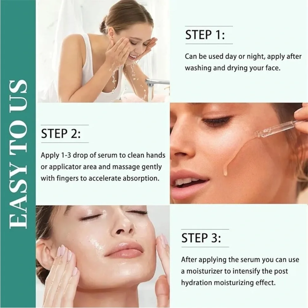 DEBAIY 3 Pack Revitalizing Hyaluronic Acid Serum with Rosemary Extract, NEW